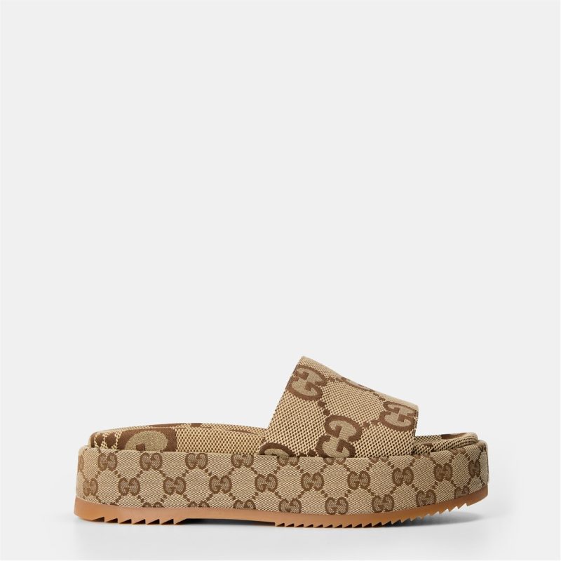 Platform Slide Sandals