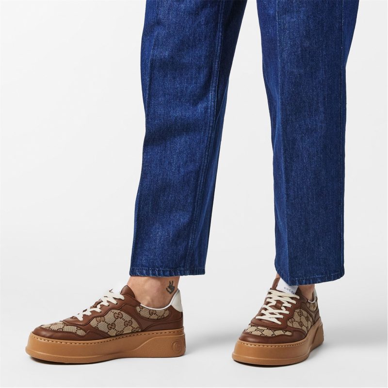 Women's GG Canvas Low-Top Trainers - Image 2