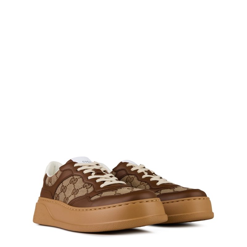 Women's GG Canvas Low-Top Trainers - Image 3