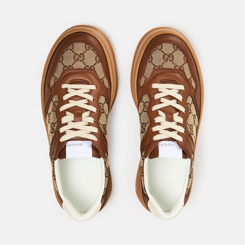 Women's GG Canvas Low-Top Trainers - Image 5