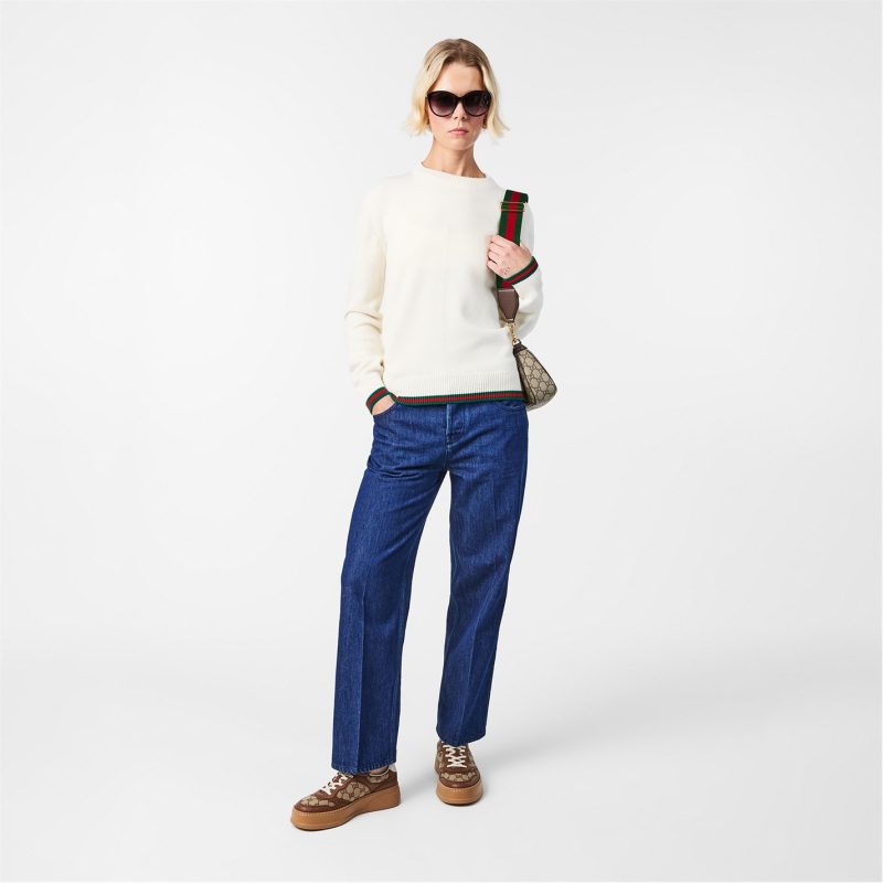 Women's GG Canvas Low-Top Trainers - Image 6