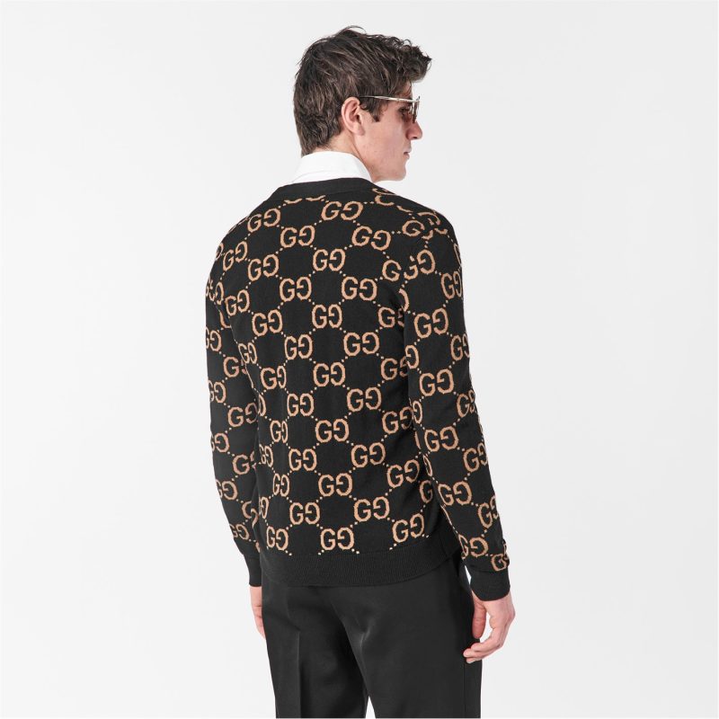 Monogram Jacquard Cardigan - Image 4