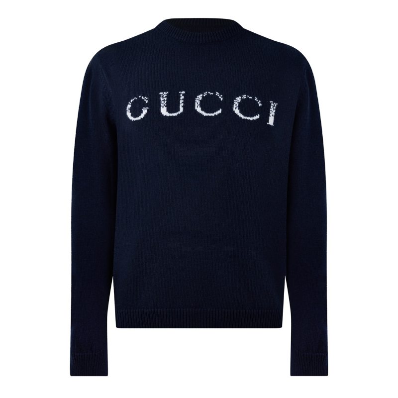 Intarsia Logo Jumper - Image 5