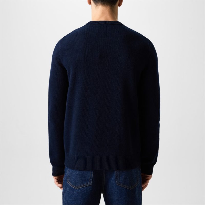 Intarsia Logo Jumper - Image 3