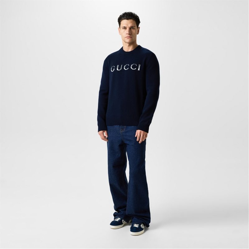Intarsia Logo Jumper - Image 4