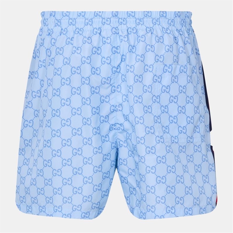 GG Supreme Web Stripe Swim Shorts - Image 9