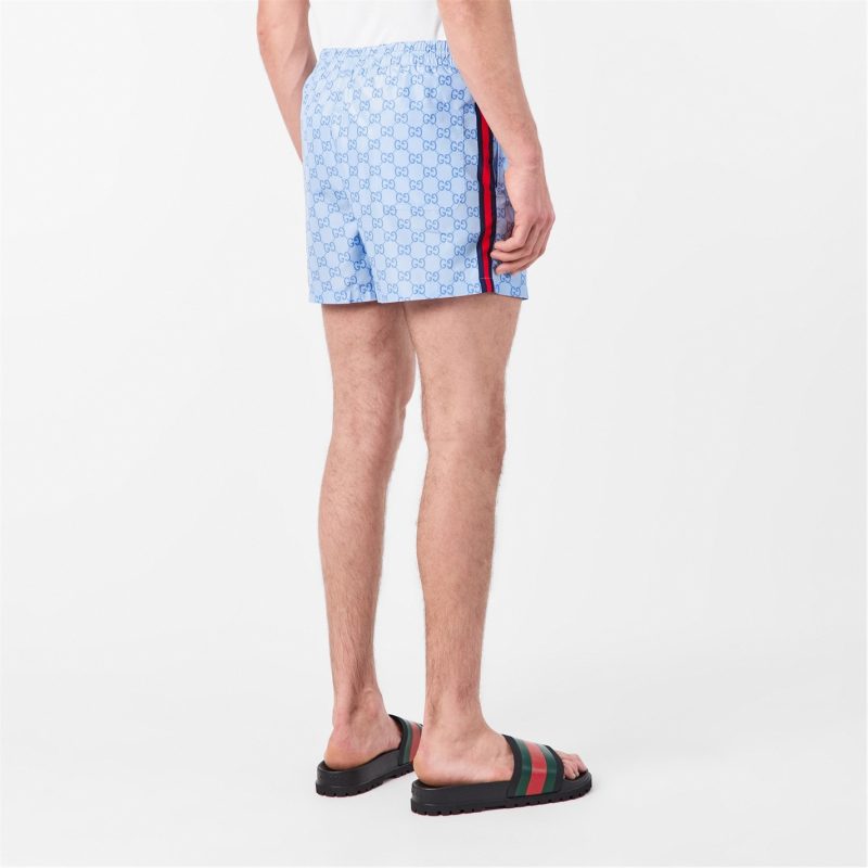 GG Supreme Web Stripe Swim Shorts - Image 11