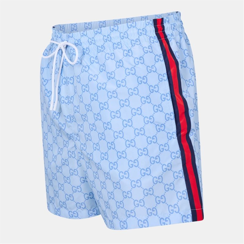 GG Supreme Web Stripe Swim Shorts - Image 14