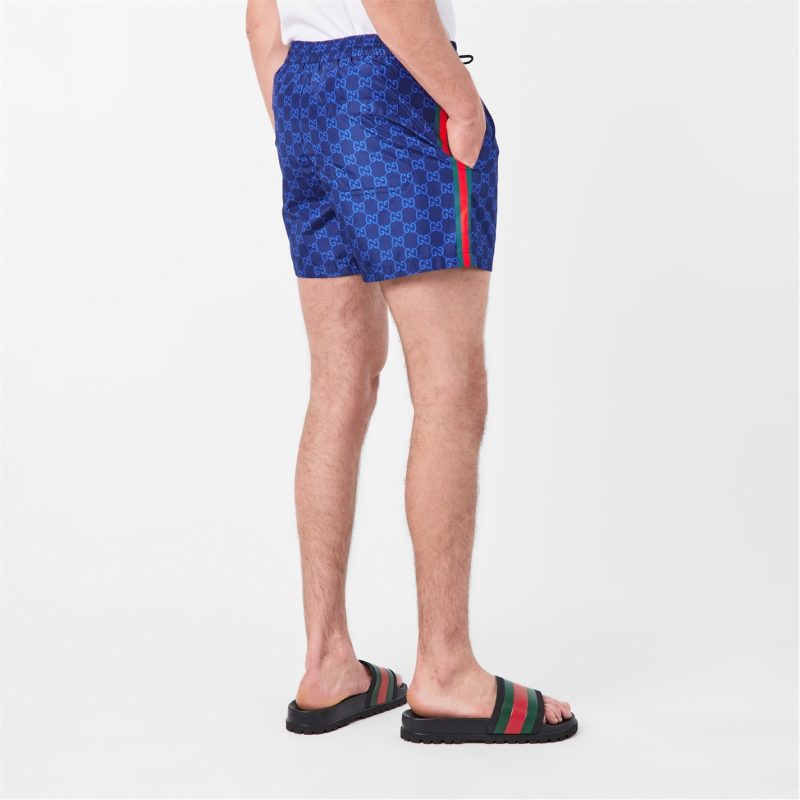 GG Supreme Web Stripe Swim Shorts - Image 4