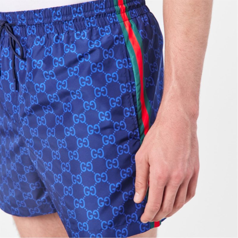 GG Supreme Web Stripe Swim Shorts - Image 5