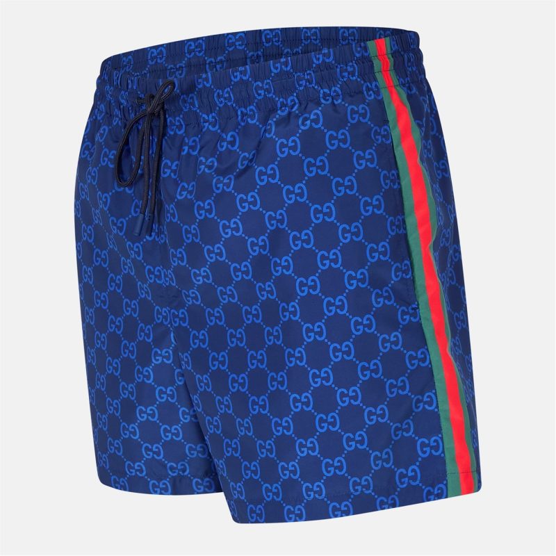 GG Supreme Web Stripe Swim Shorts - Image 7