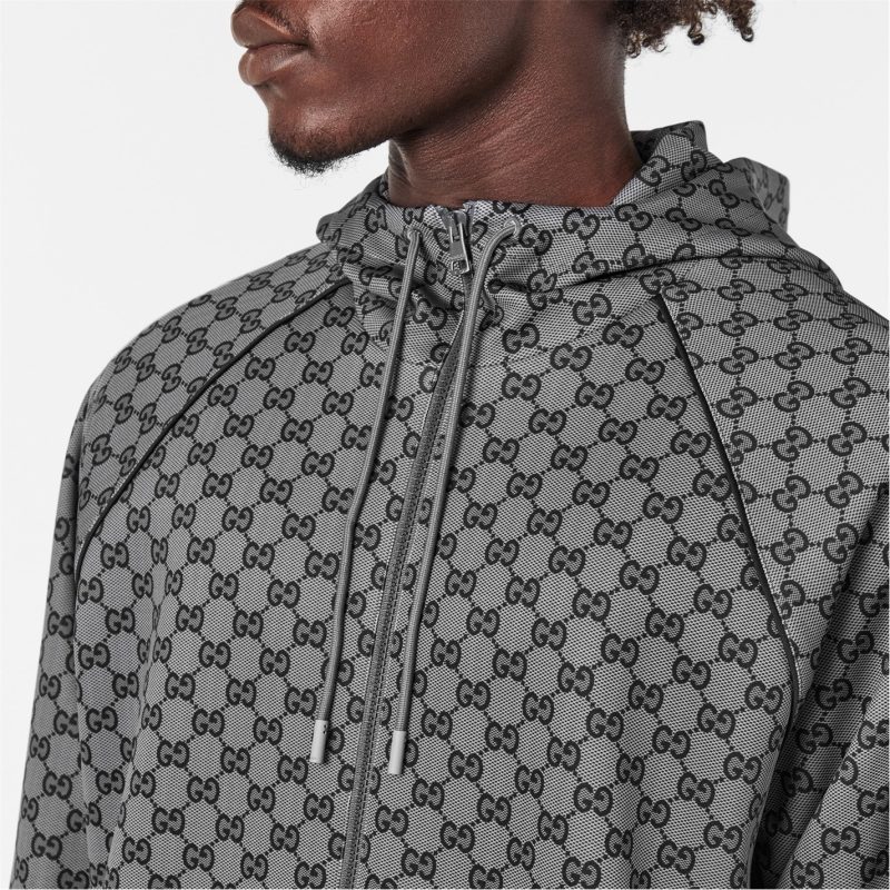 Gg Neoprene Zip Jacket - Image 5