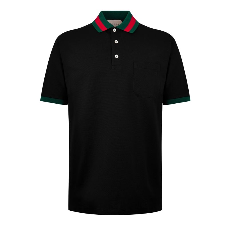 Web Collar Polo Shirt - Image 7