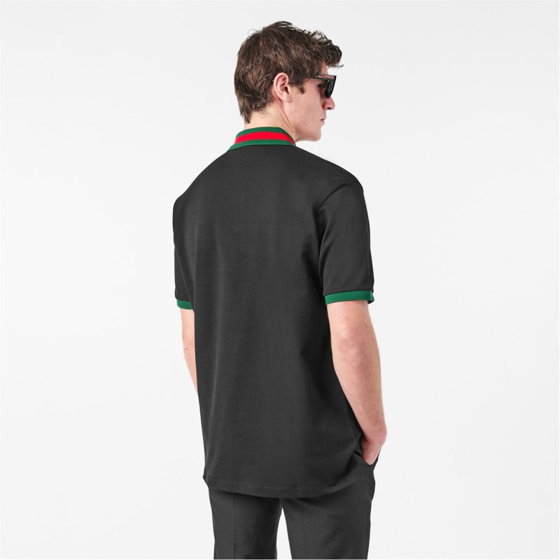 Web Collar Polo Shirt - Image 4