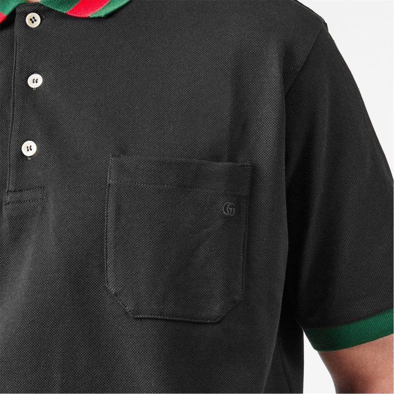 Web Collar Polo Shirt - Image 5