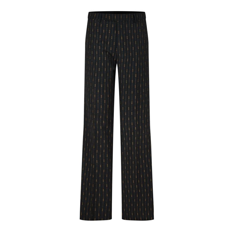 Horsebit Striped Formal Suit - Image 12