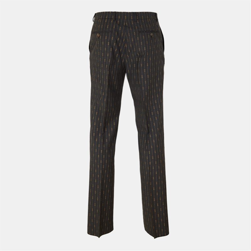 Horsebit Striped Formal Suit - Image 8