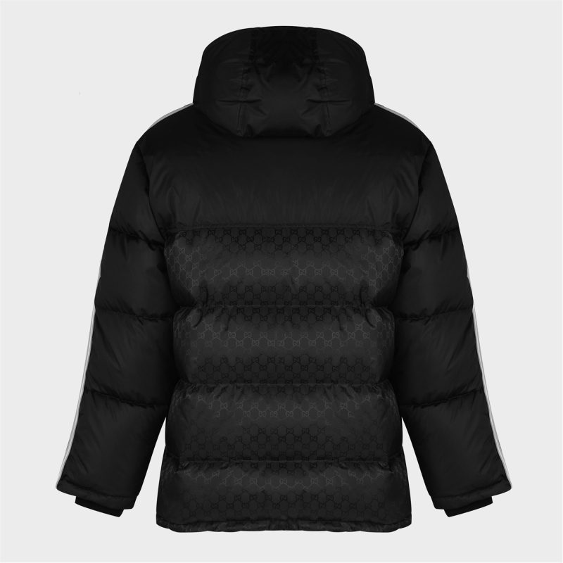 GG Jacquard Nylon Padded Coat - Image 2