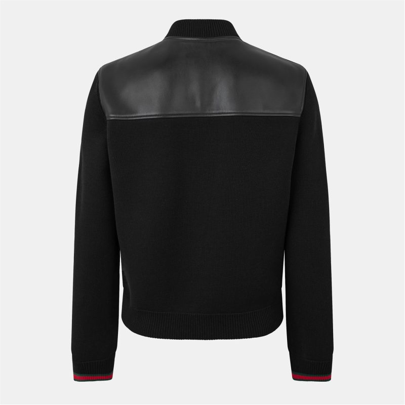 Leather Knit Jacket - Image 2