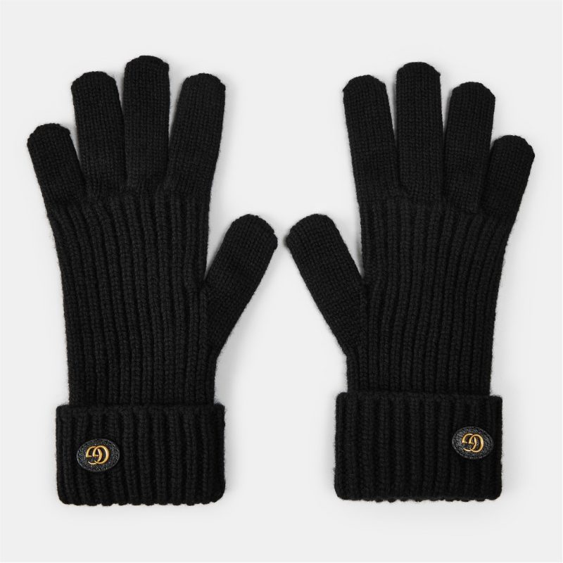 Double G Wool Cashmere Gloves - Image 4