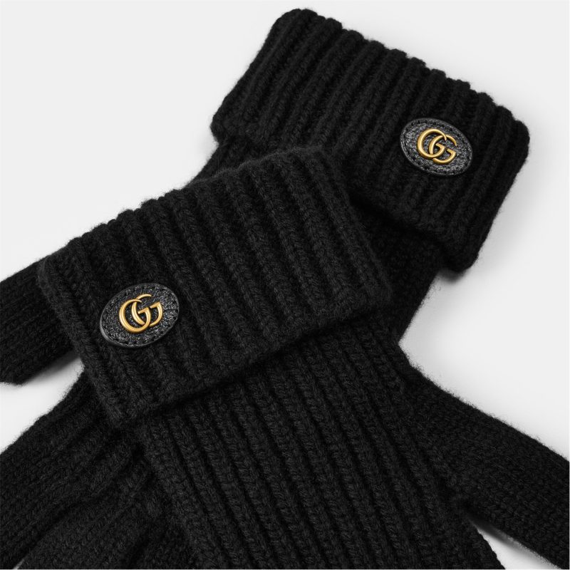 Double G Wool Cashmere Gloves - Image 7