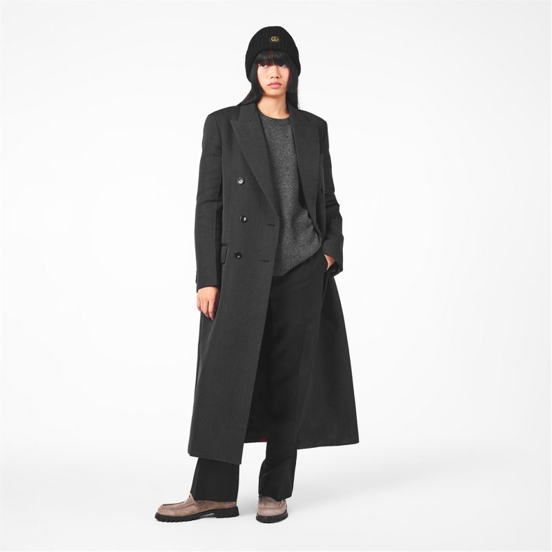 Wool Cashmere Hat With Double G - Image 6